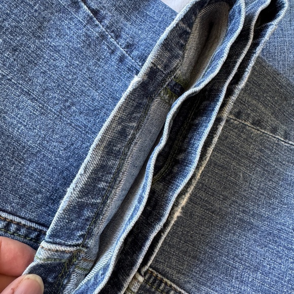 Of The Earth Organic Denim Womens Bootcut Blue Jeans Boho Hippie Casual School - Picture 15 of 16